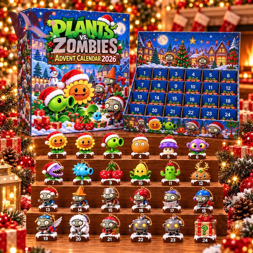 Plants vs Zombies Christmas Advent Calendar 2026 24 Collectible Ornaments 6 Plants vs Zombies Christmas Advent Calendar 2026 24 Collectible Ornaments
