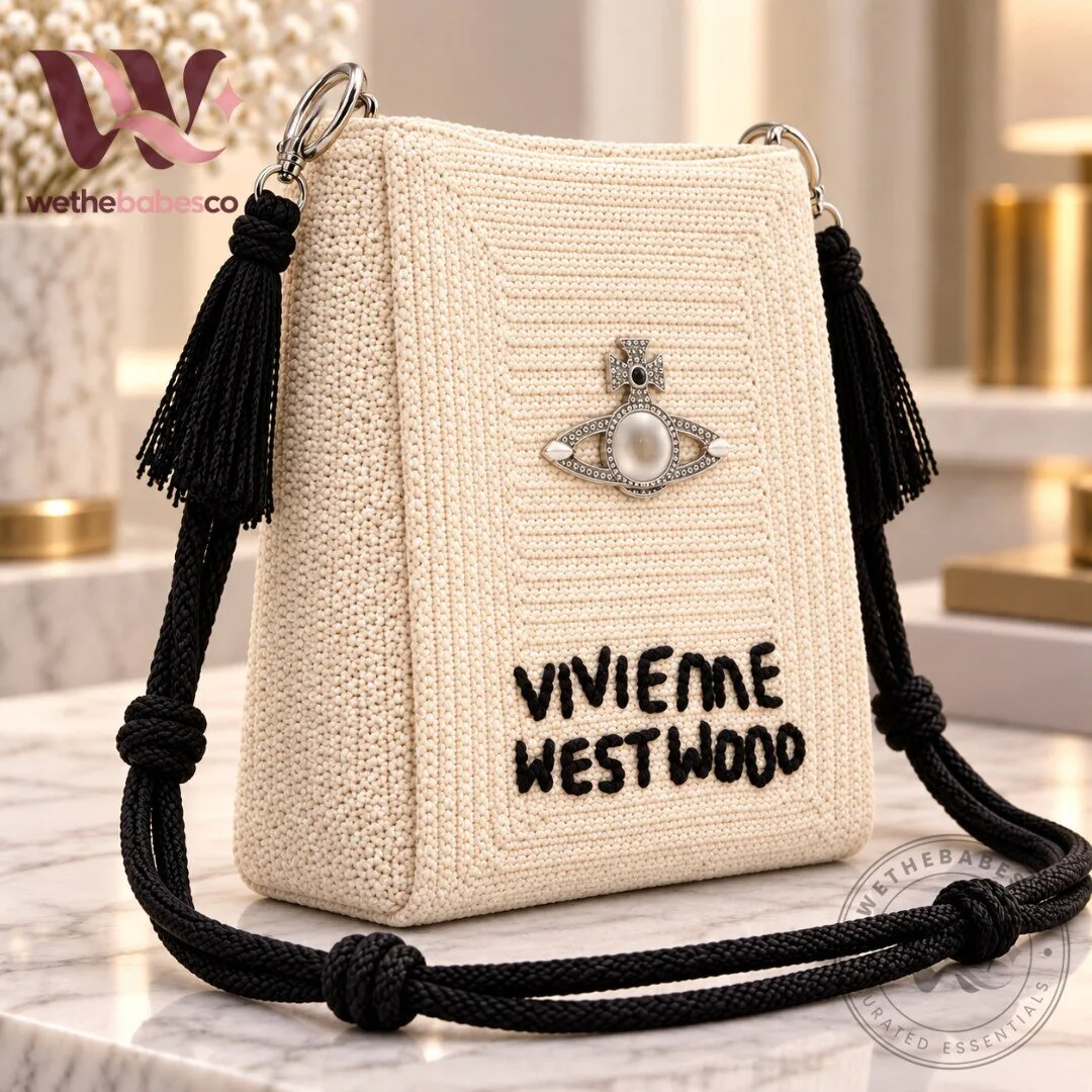 Vivienne Westwood Pearl Orb Cream Knit Crossbody Shoulder Bag 2026 5 Vivienne Westwood Pearl Orb Cream Knit Crossbody Shoulder Bag 2026