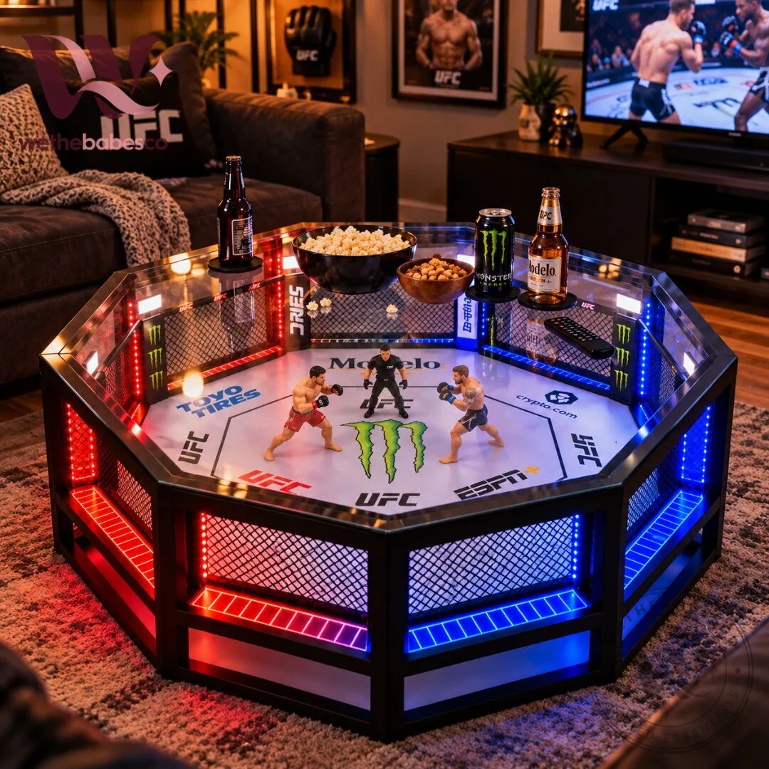 UFC Fighting Arena Octagon LED Coffee Table 2026