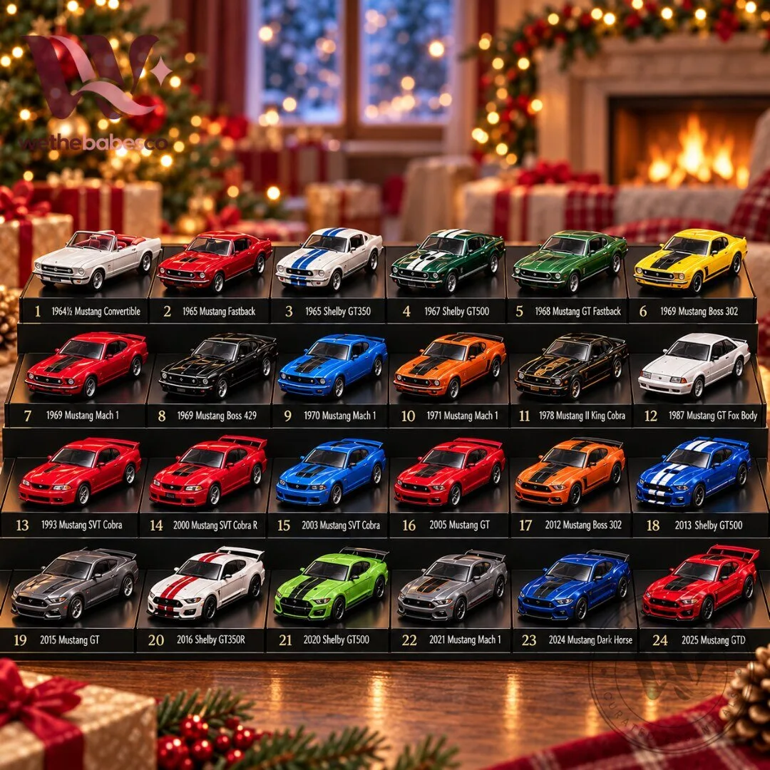 Ford Mustang Christmas Advent Calendar 2026 24 Collectible Model Cars 6 Ford Mustang Christmas Advent Calendar 2026 24 Collectible Model Cars