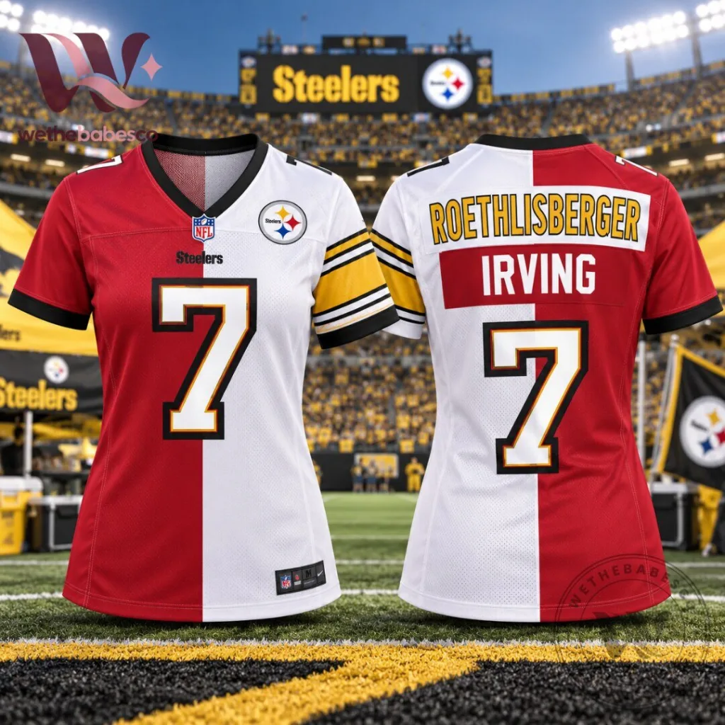 Pittsburgh Steelers x Tampa Bay Buccaneers Roethlisberger Irving 7 House Divided Split Jersey 2026