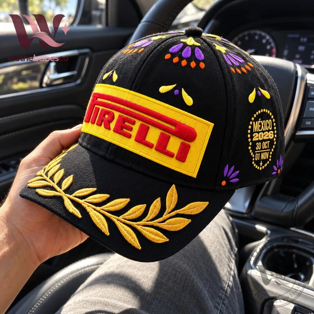 Official Pirelli Formula 1 Mexico GP Day of the Dead Podium Cap 2026 5 Official Pirelli Formula 1 Mexico GP Day of the Dead Podium Cap 2026