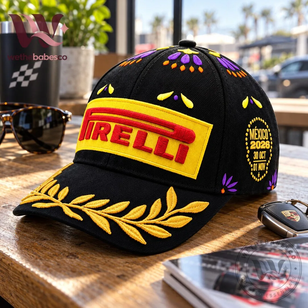 Official Pirelli Formula 1 Mexico GP Day of the Dead Podium Cap 2026 7 Official Pirelli Formula 1 Mexico GP Day of the Dead Podium Cap 2026