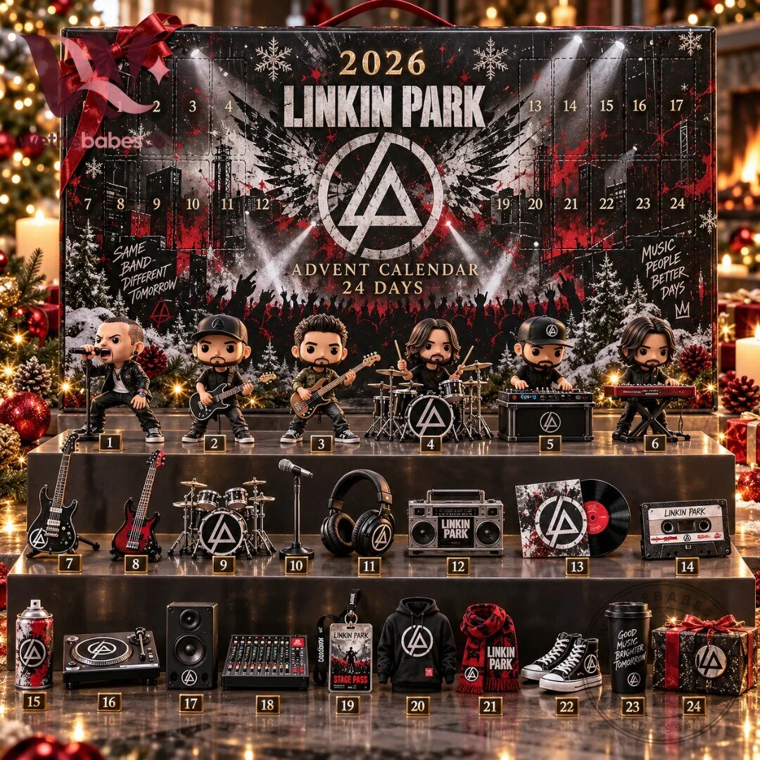 Linkin Park Christmas Advent Calendar 2026 24 Collectible Band Accessories Countdown