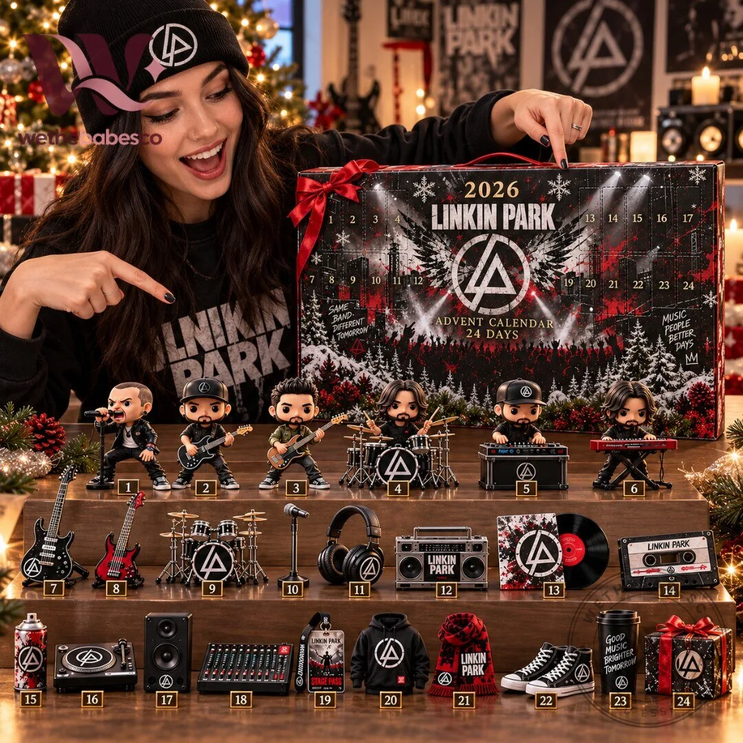 Linkin Park Christmas Advent Calendar 2026 24 Collectible Band Accessories Countdown 6 Linkin Park Christmas Advent Calendar 2026 24 Collectible Band Accessories Countdown