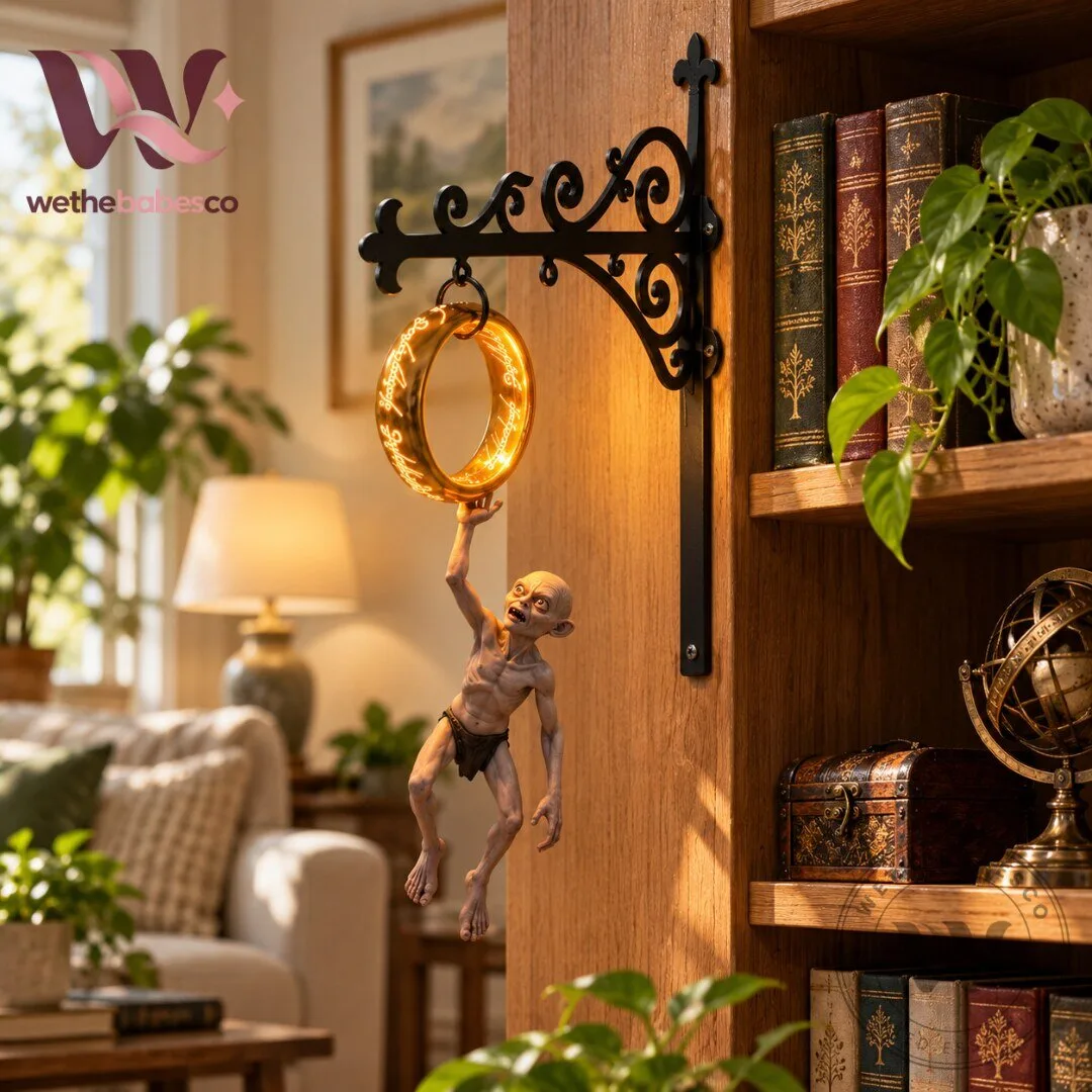 The Lord of the Rings Gollum Hanging Glowing One Ring Wall Light 2026 5 The Lord of the Rings Gollum Hanging Glowing One Ring Wall Light 2026