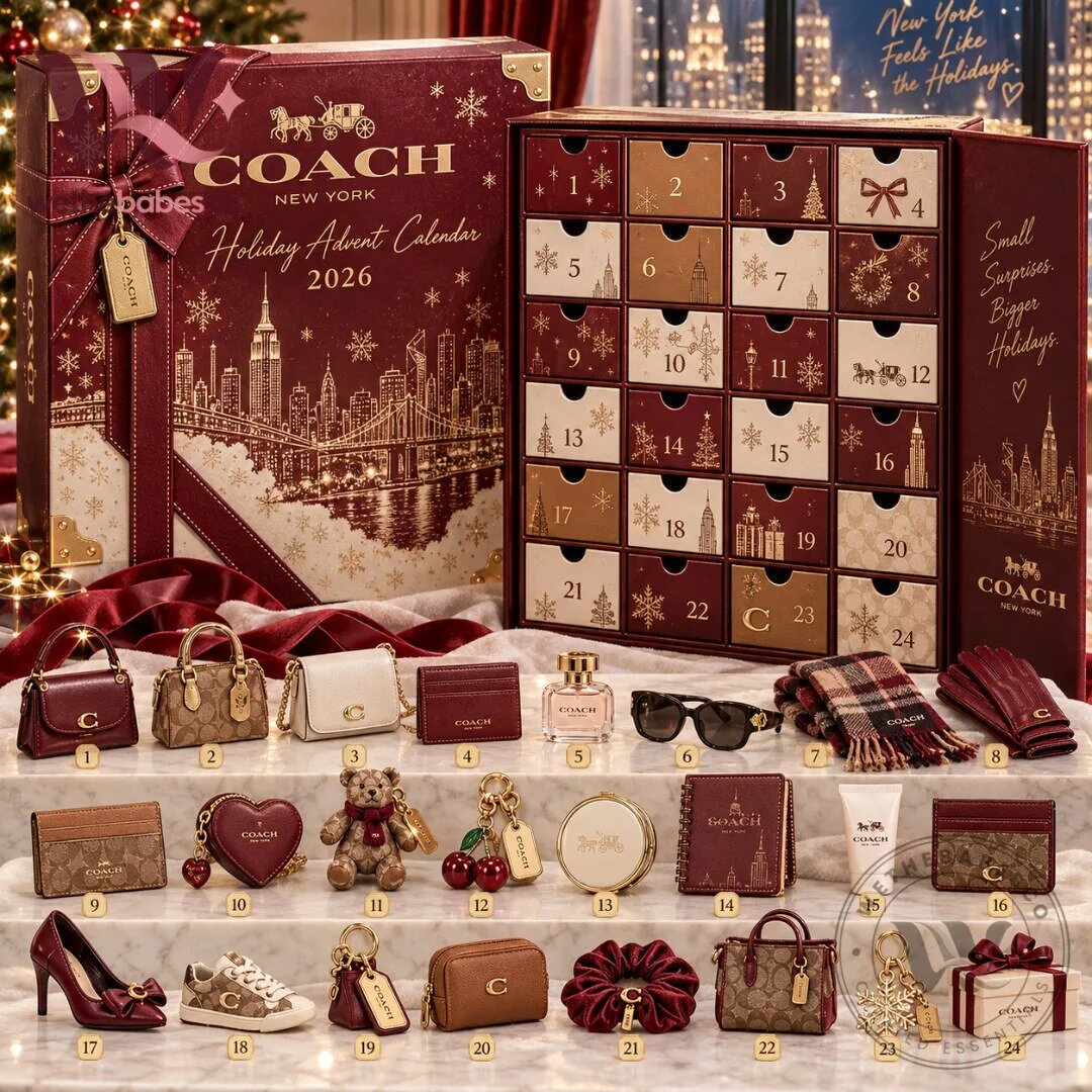 Coach New York Holiday Advent Calendar 2026 24 Days of Luxury Little Moments Countdown