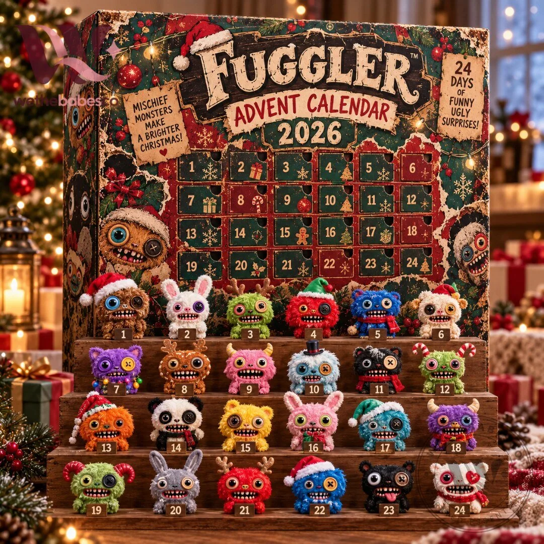 Fuggler Christmas Advent Calendar 2026 24 Funny Ugly Monster Surprises
