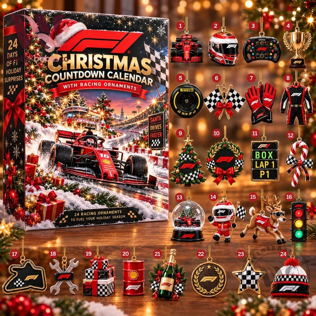 F1 Formula 1 Christmas Advent Calendar 2026 24 Collectible Racing Ornaments 3 F1 Formula 1 Christmas Advent Calendar 2026 24 Collectible Racing Ornaments