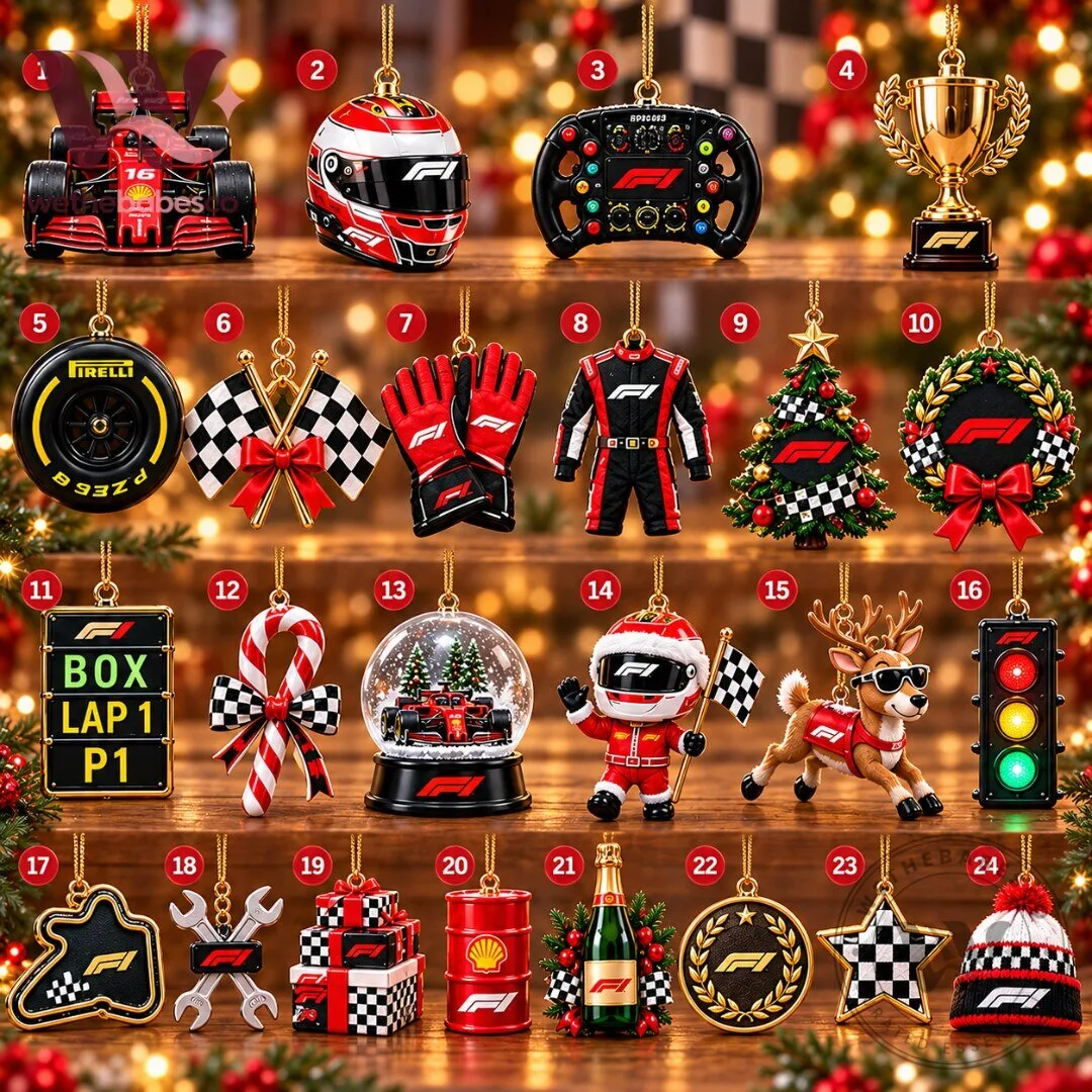 F1 Formula 1 Christmas Advent Calendar 2026 24 Collectible Racing Ornaments 4 F1 Formula 1 Christmas Advent Calendar 2026 24 Collectible Racing Ornaments