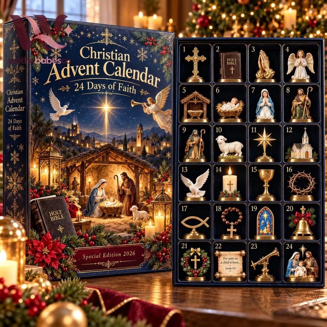 Christian 24 Days of Faith Christmas Advent Calendar 2026 24 Nativity x Religious Collectibles