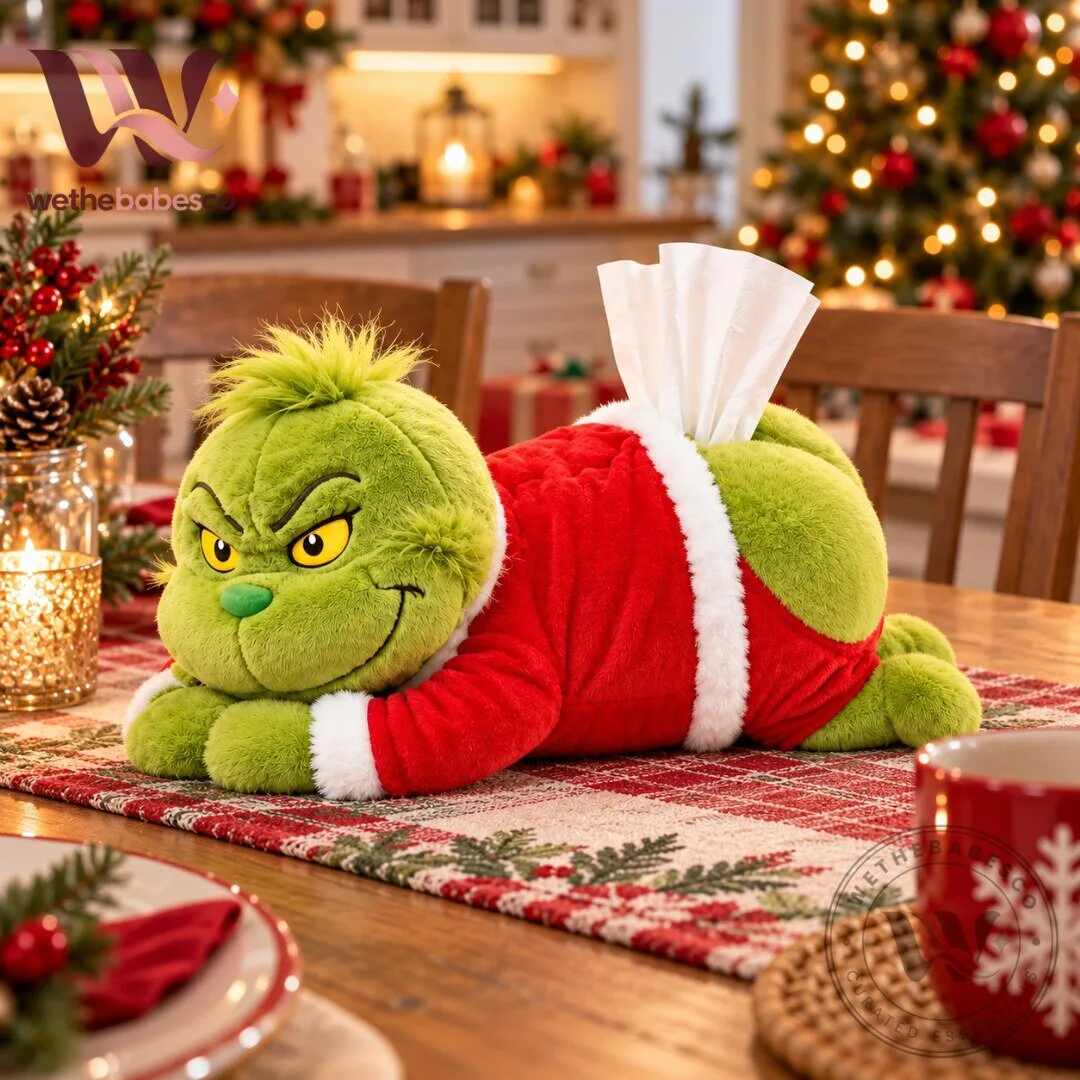 Funny Grinch Grumpy Butt Plush Tissue Holder Limited Edition 2026 6 Funny Grinch Grumpy Butt Plush Tissue Holder Limited Edition 2026