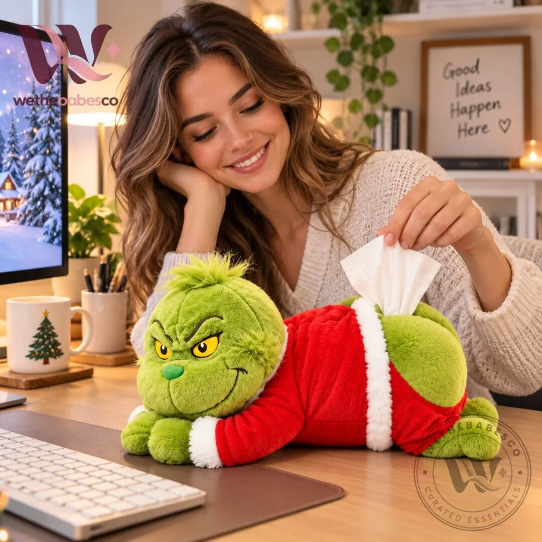 Funny Grinch Grumpy Butt Plush Tissue Holder Limited Edition 2026 7 Funny Grinch Grumpy Butt Plush Tissue Holder Limited Edition 2026