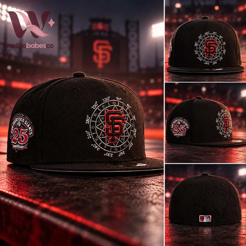 "Top 2026 Sports Apparel: Giants Hat, Rays Shirts, Knicks Jacket" 26 San Francisco Giants Topperzstore Spooky October Cipher Wheel New Era 59FIFTY Fitted Hat 2026