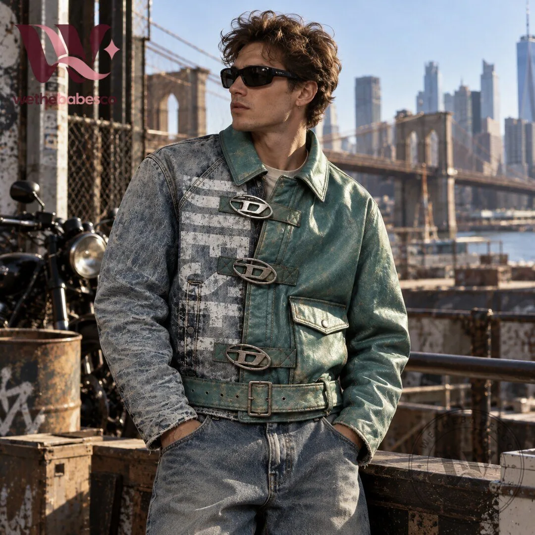 Diesel Concept Distressed Denim and Leather Biker Jacket 2026 7 Diesel Concept Distressed Denim and Leather Biker Jacket 2026