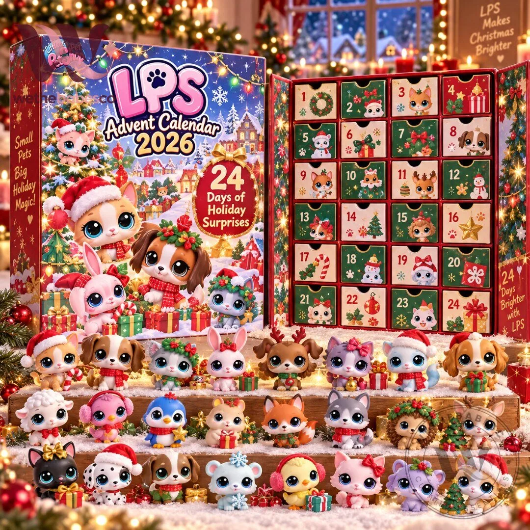 Littlest Pet Shop LPS Christmas Advent Calendar 2026 24 Collectible Pet
