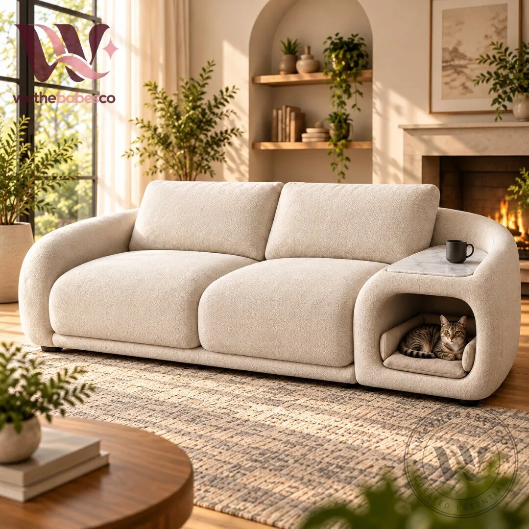 Living Room Sofa with Built In Pet Nook and Resting Bed 2026 8 Living Room Sofa with Built In Pet Nook and Resting Bed 2026