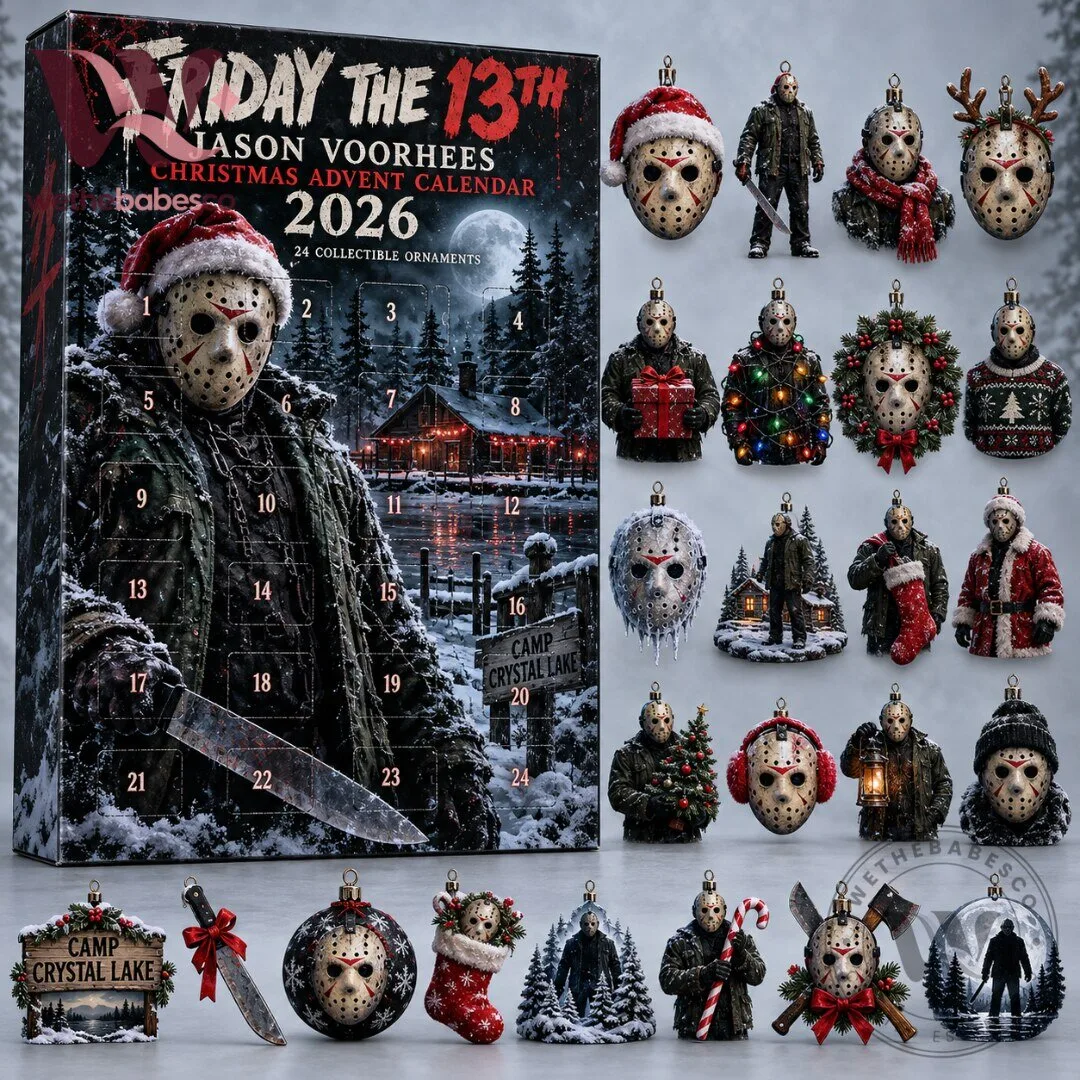 Friday the 13th Jason Voorhees Christmas Advent Calendar 2026 24 Collectible Ornaments 3 Friday the 13th Jason Voorhees Christmas Advent Calendar 2026 24 Collectible Ornaments
