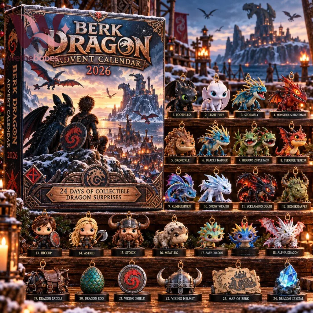 "Top 2026 Advent Calendars: Dragon Berk & Supernatural Collectibles" 27 Dragon Berk Dragon Christmas Advent Calendar 2026