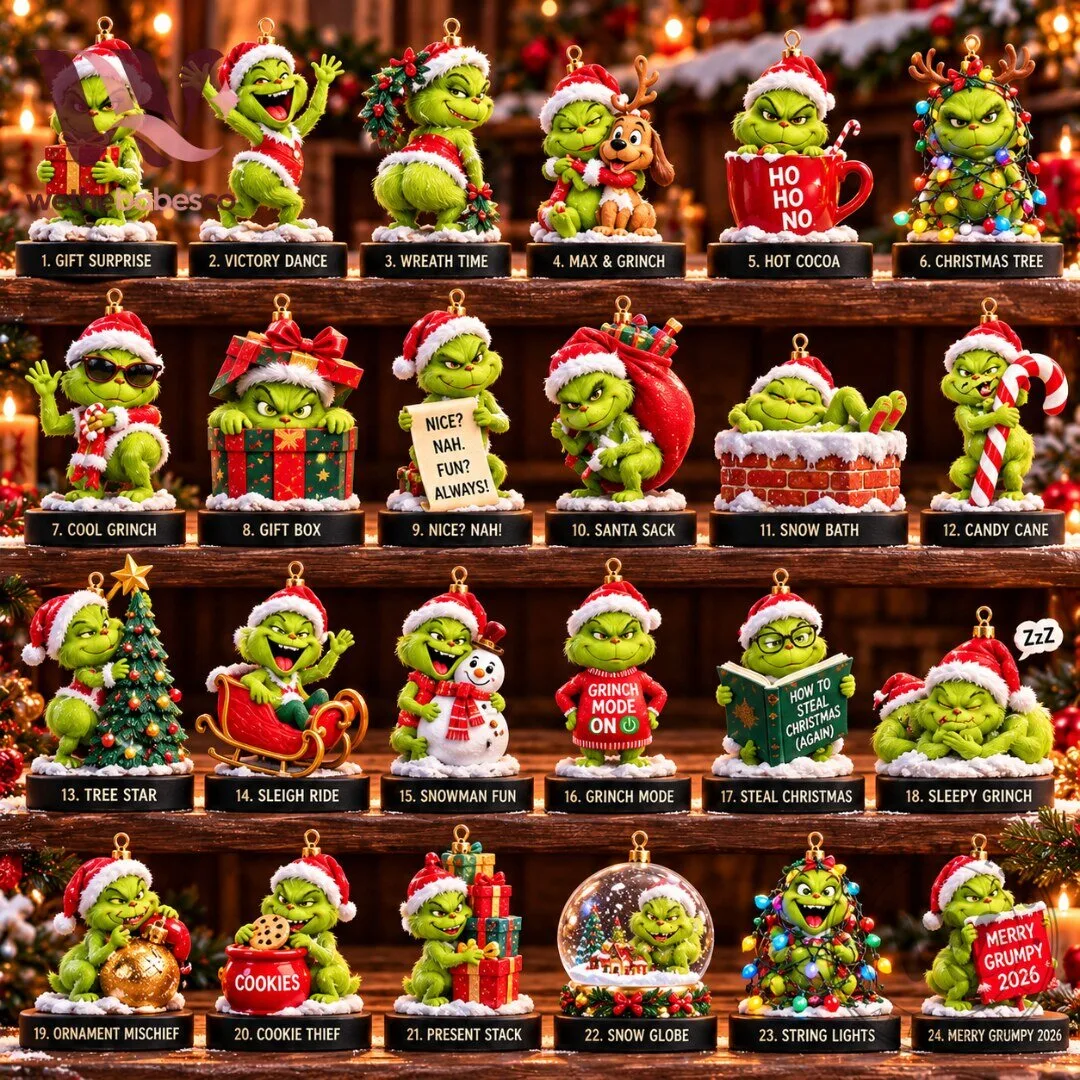 New Funny Grinch Butt Christmas Advent Calendar 2026 24 Collectible 4 New Funny Grinch Butt Christmas Advent Calendar 2026 24 Collectible
