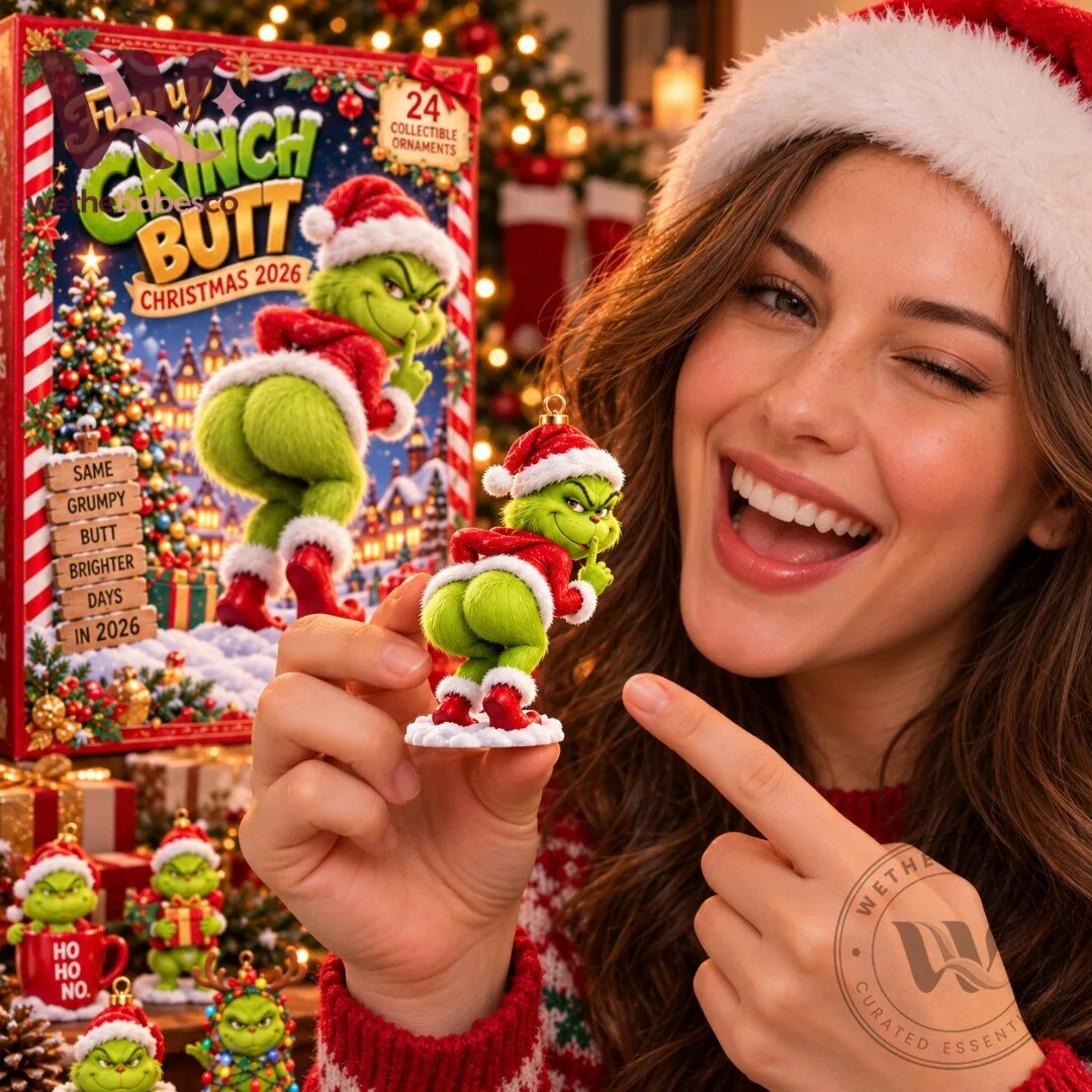 New Funny Grinch Butt Christmas Advent Calendar 2026 24 Collectible 5 New Funny Grinch Butt Christmas Advent Calendar 2026 24 Collectible