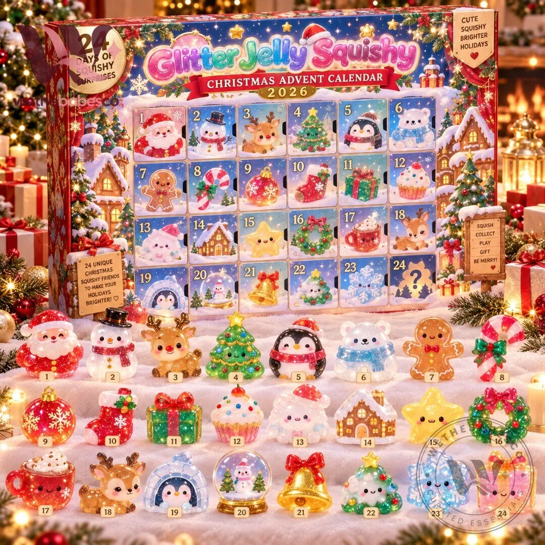Jelly Squishy Christmas Advent Calendar 2026 24 Cute Toy Surprises 4 Jelly Squishy Christmas Advent Calendar 2026 24 Cute Toy Surprises