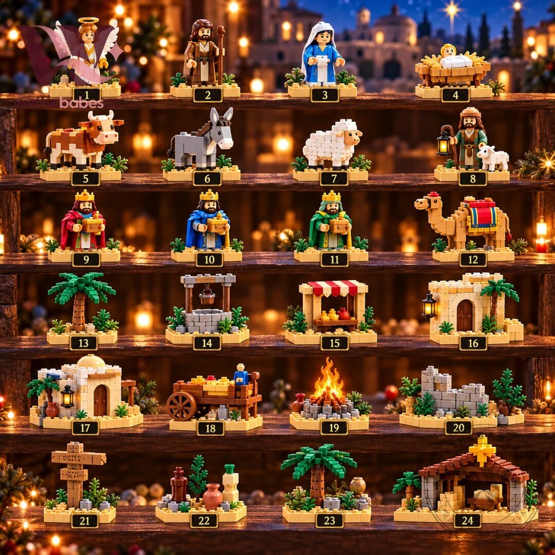 LEGO Nativity Scene Christmas Advent Calendar 2026 24 Day Building Brick Models Countdown 5 LEGO Nativity Scene Christmas Advent Calendar 2026 24 Day Building Brick Models Countdown