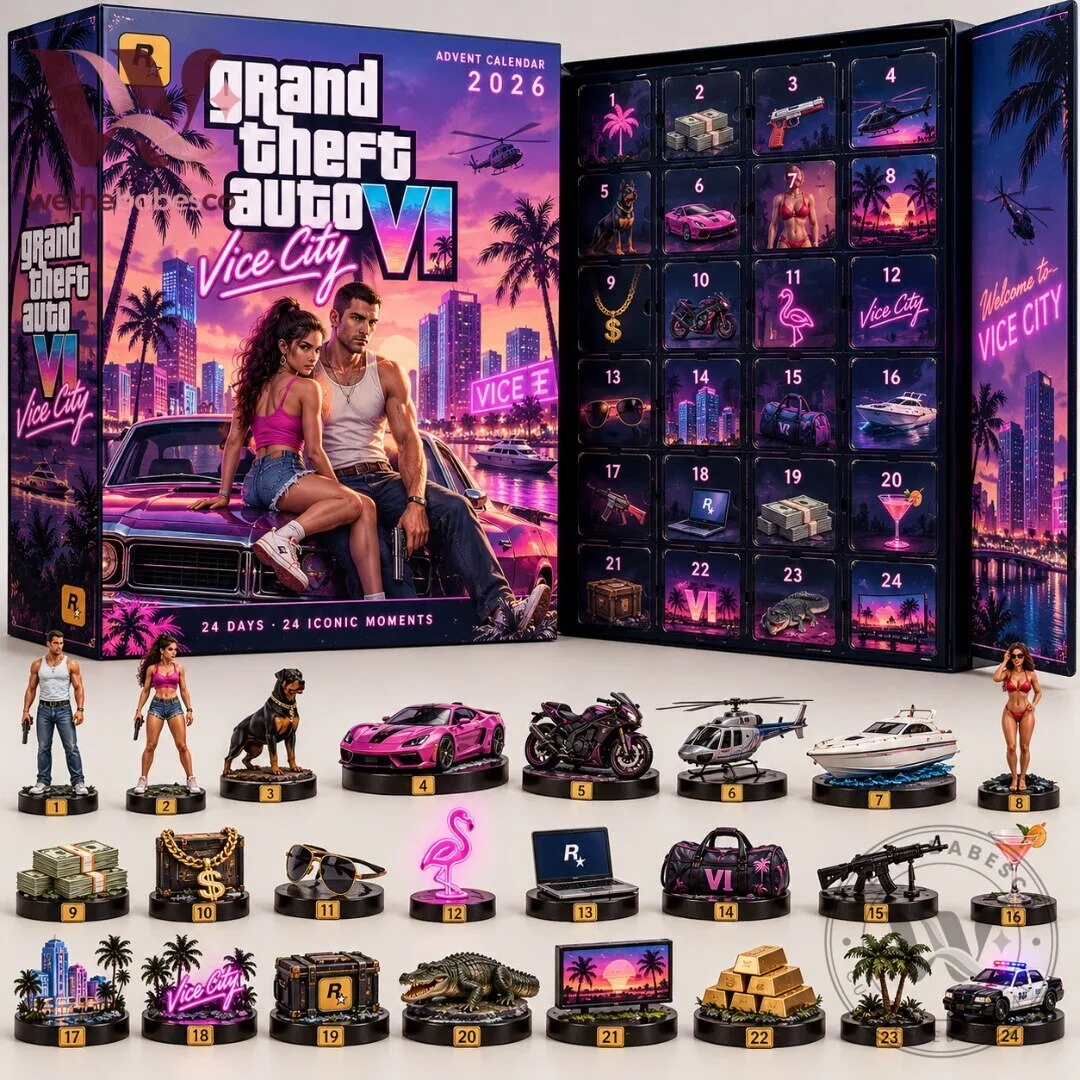 Grand Theft Auto VI Vice City Christmas Advent Calendar 2026
