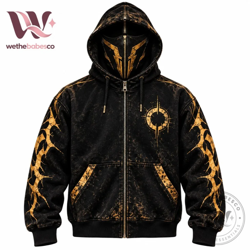 "Shop H&M x Mortal Kombat 2026: Scorpion Hoodies and Masks" 23 H&M x Mortal Kombat Scorpion Hoodie Grunge Cosplay 2026