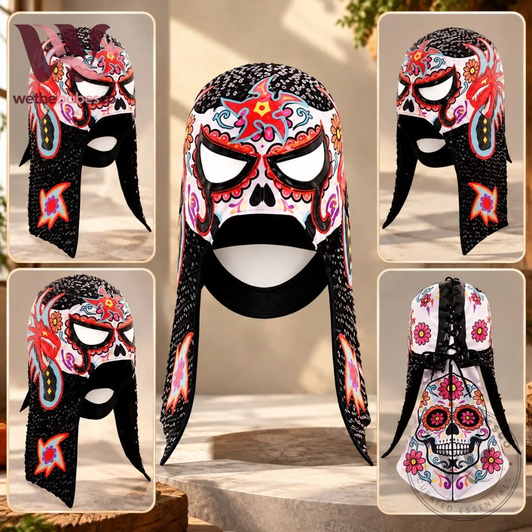 WWE Penta Dia de Muertos Sugar Skull Lucha Libre Replica Mask 2026