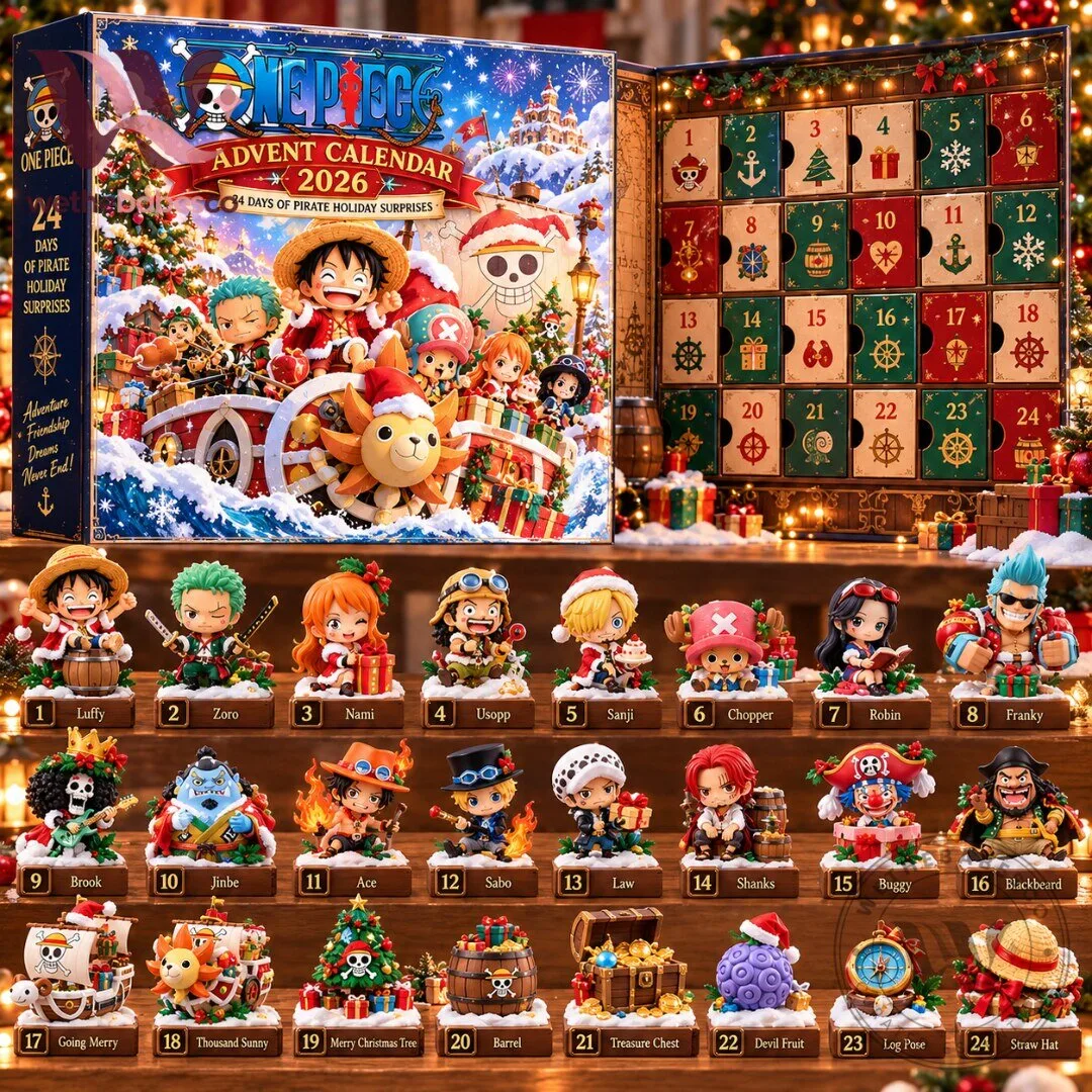 One Piece Christmas Advent Calendar 2026 24 Collectible Anime Pirate Countdown