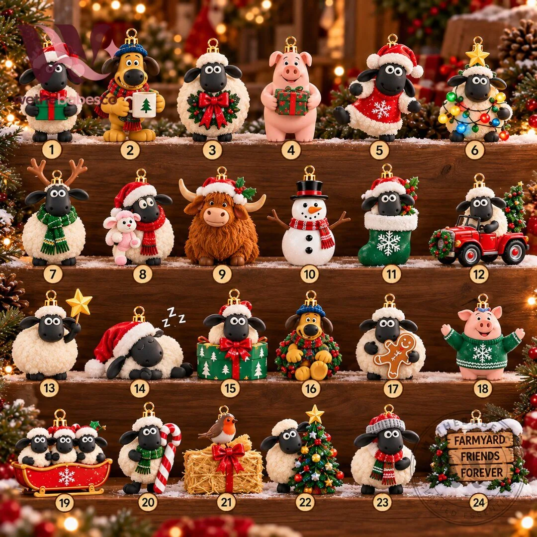 Shaun the Sheep Farmyard Friends Christmas Advent Calendar 2026